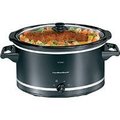 Hamilton Beach Hamilton Beach 33182 Slow Cooker, 120 V, 375 W, 8 qt Capacity, Black/Silver 33182